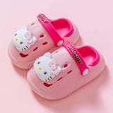 DEANWANGKT Sanrio Clow M Cartoon Children's Eva Hole Shoes Boys Closed-Toe Slippers Non-Slip Melody Girls' Sandals