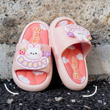 DEANWANGKT Children's Slippers Boys and Girls Baby Summer Home Indoor Bath Cartoon Deodorant Slip-on Slippers Wholesale