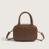 DEANWANGKT 2025 Pillow bag women  high sense fashion handbag retro bowling Boston bag crossbody small square bag