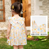 Girls' Princess Dress Cute Sweet Infant Skirt Children's Summer Sleeveless Thin Baby Girl Dress