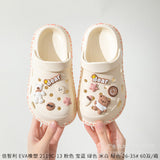 DEANWANGKT Xinzhili  New Cute Children's Hole Shoes Children's Sandals Children's Slippers