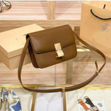 New Minority All-Match High-Grade Small Square Bag Retro Large Capacity Shoulder Messenger Women's Leather Box Square Bag