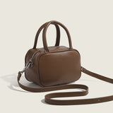 DEANWANGKT 2025 Pillow bag women  high sense fashion handbag retro bowling Boston bag crossbody small square bag