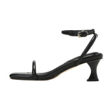 DEANWANGKT  Xinhao Shoes Factory  Square Head Fruit Shell with the Same Thin Strap Soft Strap Soft Bottom Strap Comfortable High Heel Sandals