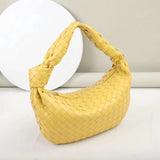 Factory Direct Sales Hand-Woven Shoulder Crossbody Women's Bag Lambskin Lunch Bag Fashion Underarm Bag Hand Holding Clutch