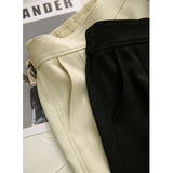 2025 Silky touch umbrella skirt white/black, temperament premium skirt, high waist loose a-shaped skirt  summer
