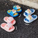 DEANWANGKT Children's Slippers Boys and Girls Baby Summer Home Indoor Bath Cartoon Deodorant Slip-on Slippers Wholesale