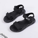 DEANWANGKT  Sports Clunky Sandals for Women  New Summer Fashion Student Casual Flat Fairy Style Ins Trendy Beach Shoes