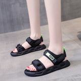 DEANWANGKT  Sports Clunky Sandals for Women  New Summer Fashion Student Casual Flat Fairy Style Ins Trendy Beach Shoes