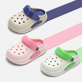 DEANWANGKT Children's Hole Shoes Older Children  New Summer Girls' Sandals Eva Non-Slip Baby Slippers Boys and Girls Outer Wear