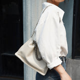 New Niche Original Cowhide Cloud Bag Female Genuine Leather MiuMiu Bag High Sense Handbag Crossbody Bag Female