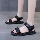 DEANWANGKT  Sports Clunky Sandals for Women  New Summer Fashion Student Casual Flat Fairy Style Ins Trendy Beach Shoes