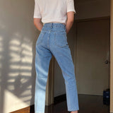 deanwangkt - Classic Tapered Mom Jeans ~ HANDMADE