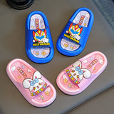 DEANWANGKT Factory Direct Sales New Creative Fun Children's Cartoon Slippers Baby Home Bathroom Word Slippers