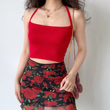 deanwangkt - Vintage Roses Mesh Skirt ~ HANDMADE