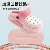 DEANWANGKT Children's Hole Shoes Older Children  New Summer Girls' Sandals Eva Non-Slip Baby Slippers Boys and Girls Outer Wear