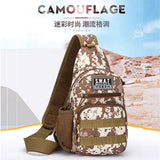 deanwangkt Foreign Trade Chest Bag Men's  Outdoor Sports Shoulder Bag Leisure Multi-Functional Messenger Bags Camouflage Men's Chest Bag