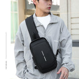 deanwangkt  Men's Chest Bag Photography Bag Anti-Theft  New Large Capacity Motorcycle Bag Fashion Business Shoulder Messenger Bag Foreign Trade