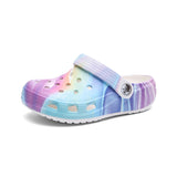 DEANWANGKT Summer New Children Shell Hole Shoes Printed Outdoor Beach Shoes Fashion Children's Sandals