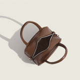 DEANWANGKT 2025 Pillow bag women  high sense fashion handbag retro bowling Boston bag crossbody small square bag