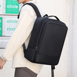 deanwangkt Backpack Men's Large Capacity Business Travel Bag Computer Backpack Fashion Trend Junior High School High School and College Student Schoolbag