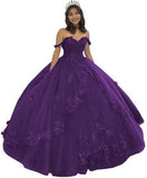 2025Popular, ,   new evening dress one-word shoulder bar mitzvah dress princess dress three-dimensional flower applique dress