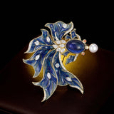 2025 Chinese style high-end freshwater pearl retro koi brooch women's exquisite luxury creative blazer corsage pin