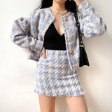 deanwangkt - Cherie Houndstooth Set