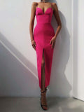 2021 spring and summer new Popular trade women's long dress independent station 2025 sexy suspender multi-color sleeveless dress dress
