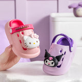 DEANWANGKT Sanrio Clow M Cartoon Children's Eva Hole Shoes Boys Closed-Toe Slippers Non-Slip Melody Girls' Sandals