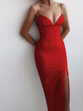 2021 spring and summer new Popular trade women's long dress independent station 2025 sexy suspender multi-color sleeveless dress dress