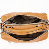 Light Luxury Soft Leather Handbag Women's Boston Pillow Bag  New Fashion Large Capacity Shoulder Messenger Bag