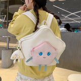 DEANWANGKT 2025 Cute little fresh star backpack popular new sweet cartoon five-pointed star backpack  doll travel bag