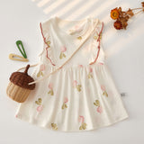 Girl's Dress Baby Summer Clothing Princess Dress Baby Suspender Gauze Dress Girl's Clothes Ins Children's Clothing Kids' Skirt