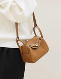 Lindy Bag Mini19cm All-Match Shoulder Messenger Bag  New Genuine Leather Doctor Bag Commuter Lindi Mini Fashion