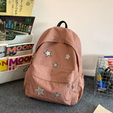 New Japanese Cute Girl Niche Five-Pointed Star Backpack Ins Versatile College Students Bag Female High School Backpack