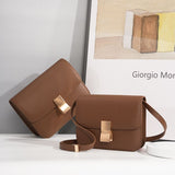 New Minority All-Match High-Grade Small Square Bag Retro Large Capacity Shoulder Messenger Women's Leather Box Square Bag