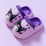 DEANWANGKT Sanrio Clow M Cartoon Children's Eva Hole Shoes Boys Closed-Toe Slippers Non-Slip Melody Girls' Sandals