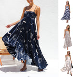 2024 European and American Spring and Summer  European and American Hot Trade New Women's Clothing Fresh Floral Strap Dress Slim Fit