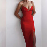 2021 spring and summer new Popular trade women's long dress independent station 2025 sexy suspender multi-color sleeveless dress dress