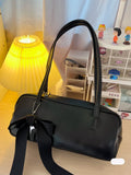 DEANWANGKT 2025 Niche commuter girl bag popular new pillow bag high-end shoulder bag bow portable underarm bag women