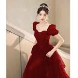2025 Black evening dress skirt 2025 new banquet temperament high-end sense light luxury niche dinner host high-end  style