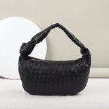 Factory Direct Sales Hand-Woven Shoulder Crossbody Women's Bag Lambskin Lunch Bag Fashion Underarm Bag Hand Holding Clutch