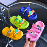 DEANWANGKT Popular Children's Slippers Men's Outdoor Cute Summer Non-Slip Home Cartoon Baby Princess Slippers Girl