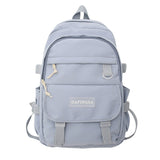 Cool Female Waterproof White College Backpack Trendy Lady Laptop Backpack Book Girl Travel Student Bag Fashion Women School Bags