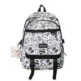 Fashion Backpack For Women School Bags Men Travel Rucksack Graffiti Boy Girl Student Bag Female College Knapsack Laptop Mochila