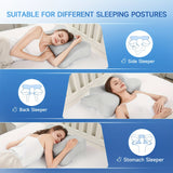 Odorless Memory Foam Cervical Pillow For Neck Relief, Ergonomic Orthopedic Sleeping Neck Contoured Support For Side Sleepers, Back And Stomach Sleepers With Hollow Design