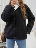 Women's Outerwear Solid Pocket Padded Coat