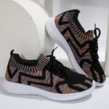 deanwangkt - Black Casual Sportswear Daily Patchwork Frenulum Round Comfortable Out Door Shoes