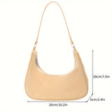 deanwangkt-1  Candy Color Shoulder Bag, Women's Hobo Bag, Cute Underarm Bag